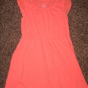 Size 5-6 Orange Girls summer dress